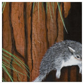 Grijze eekhoorns afspelen stof (Swatch)