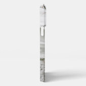 Grijze eend op donker het meer iPhone hoesje (Rechterkant)