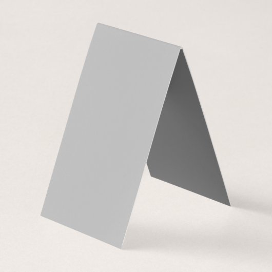 Grijze, eenvoudige minimalistische platte professi visitekaartje (Achterkant)