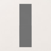 Grijze, eenvoudige minimalistische platte professi visitekaartje (Binnenkant ongevouwen)