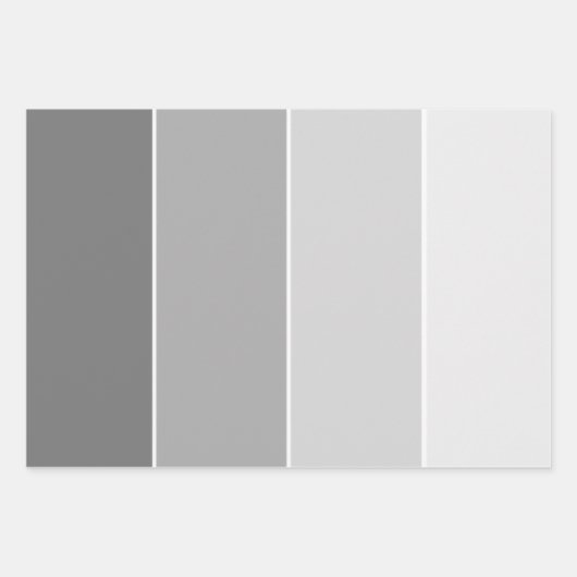 Grijze, eenvoudige stijlvolle schaduwen inpakpapier vel (Voorkant 2)