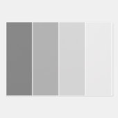 Grijze, eenvoudige stijlvolle schaduwen inpakpapier vel (Voorkant)