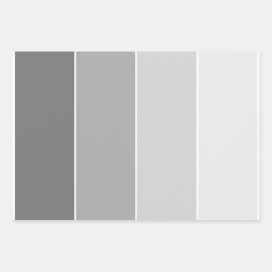 Grijze, eenvoudige stijlvolle schaduwen inpakpapier vel (Voorkant)