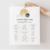 Grijze eerste reis rond het Poster van de zonneste