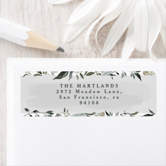 Grijze elegant etiket (Insitu)