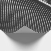 Grijze elegante textuur van wolzilver cadeaupapier (Hoek)