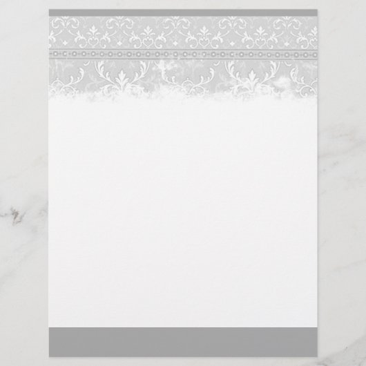 Grijze Elegantie Briefhoofd & Briefpapier (Voorkant)