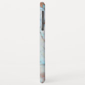 Grijze en blauwe bruine bruine glitter Case-Mate iPhone case (Achterkant/links)