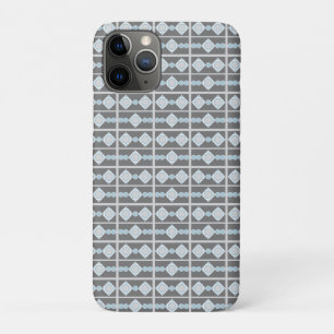 Grijze en Blauwe Geometrische Vormen Case-Mate iPhone Case
