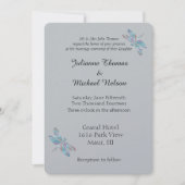 Grijze en blauwe libellen kaart (Voorkant)