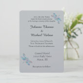 Grijze en blauwe libellen kaart (Staand voorkant)