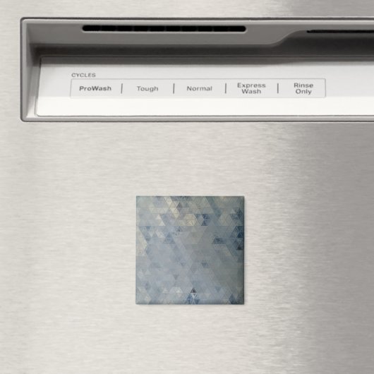 Grijze en blauwe mozaïekkieuwtegels magneet (Insitu (Vaatwasser))