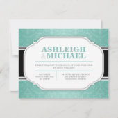 Grijze en Blauwgroen uitvindingen over het huwelij Kaart (Voorkant)