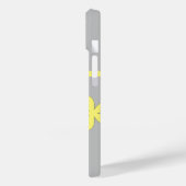grijze en gele afdruk, Case-Mate iPhone case (Achterkant / Links)