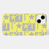grijze en gele afdruk, Hoesje-Mate iPhone draagtas Case-Mate iPhone Case (Achterkant (horizontaal))