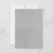 Grijze en gele tulpen met zonsondergang RSVP kaartje (Achterkant)