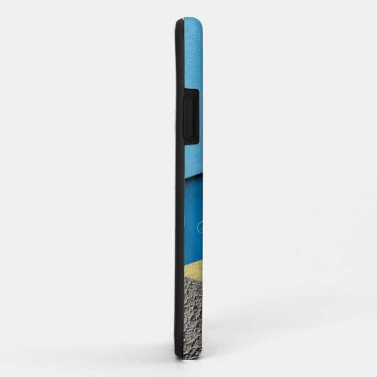 Grijze en gele wandtelefoons Case-Mate iPhone case (Achterkant/rechts)