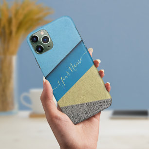 Grijze en gele wandtelefoons Case-Mate iPhone case