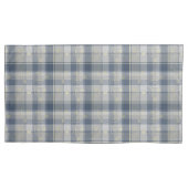 Grijze en gele wervel, Bloem, Paar King Pillowcase Kussensloop (Voorkant-Links)