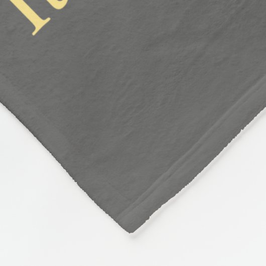 Grijze en Gold Awareness Ribbon Angel Blanket Fleece Deken (Hoek)