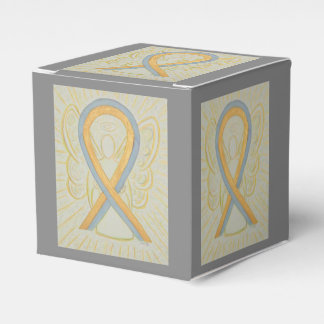 Grijze en goudbewustwording Bint Party Favor Box Bedankdoosjes