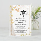 Grijze en goudhoudende Waterverf Verpleegkundepart Kaart (Staand voorkant)