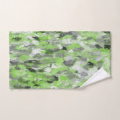 Grijze en groene schildpadballen bad handdoek (Handdoek)