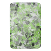 Grijze en groene schildpadballen badmat (Voorkant Verticaal)