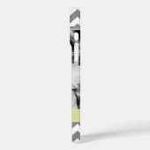 Grijze en Groene Zigzags Persoonlijke foto Case-Mate iPhone Case (Achterkant / Links)