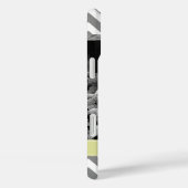 Grijze en Groene Zigzags Persoonlijke foto Case-Mate iPhone Case (Achterkant / Rechts)