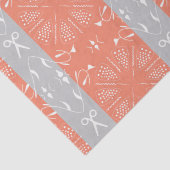 Grijze en pekelwater en naaiwerk tissuepapier (Detail)