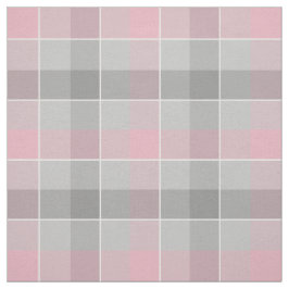 grijze en roze geruite plaid stof