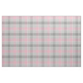grijze en roze geruite plaid stof (Fat Quarter)