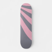 Grijze en roze golf persoonlijk skateboard (Voorkant)