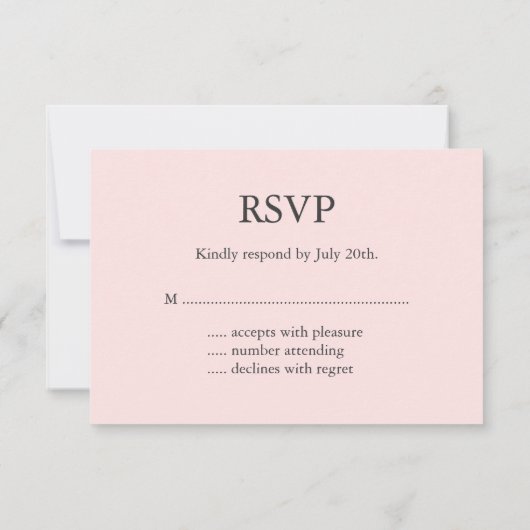 Grijze en roze partijlampions RSVP (Achterkant)