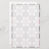 Grijze en roze smederij briefpapier (Voorkant / Achterkant)