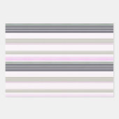 Grijze en roze verticale strepen. inpakpapier vel (Voorkant)