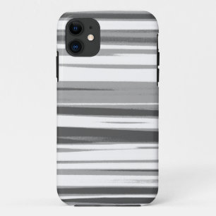 Grijze en sneeuwstrepen Naadloze grafische kunst Case-Mate iPhone Case