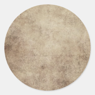 Grijze en versleten  textuur van grijs bruin ronde sticker