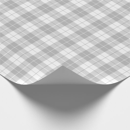 Grijze en witte betonpatroonverlooppapier cadeaupapier (Hoek)