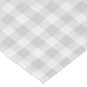 Grijze en witte Buffalo-spellen Medium Tafelloper (Hoek)