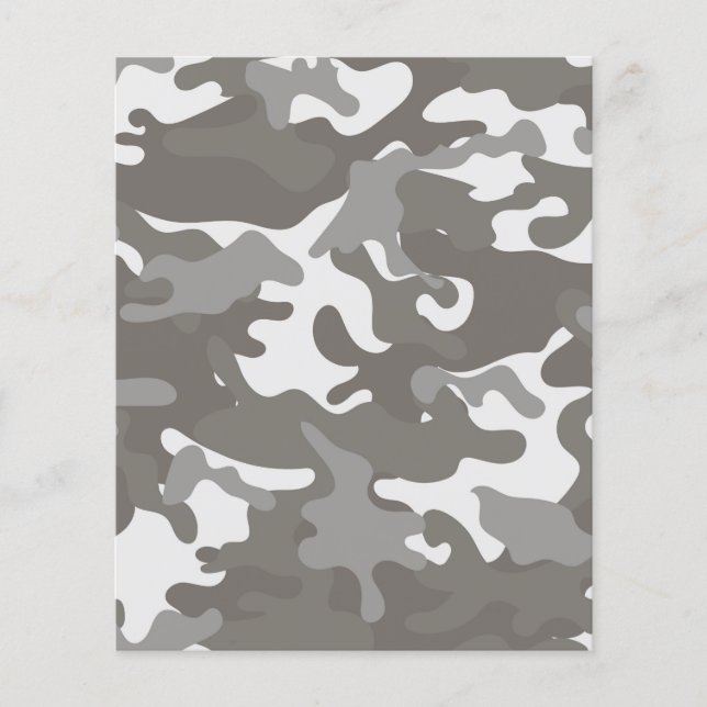 Grijze en witte Camouflage (Voorkant)