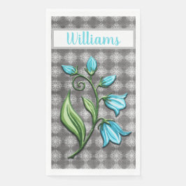 Grijze en witte galg servet