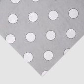 Grijze en witte haarpunten tissuepapier (Detail)