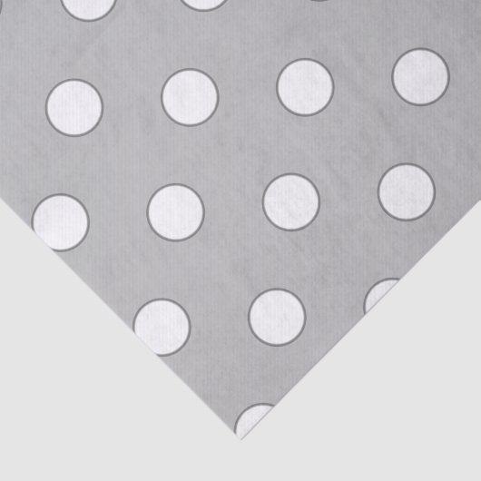 Grijze en witte haarpunten tissuepapier (Detail)