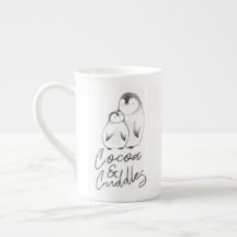 Grijze en witte handdrager Penguin Cuddles Winter
