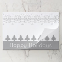 Grijze en witte kerstfeestjes