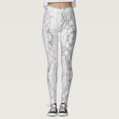 Grijze en witte Leggings (Voorkant)