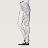Grijze en witte Leggings (Links)
