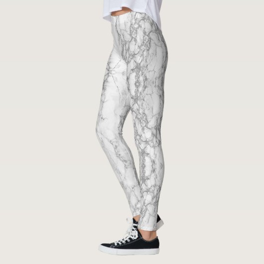 Grijze en witte Leggings (Links)